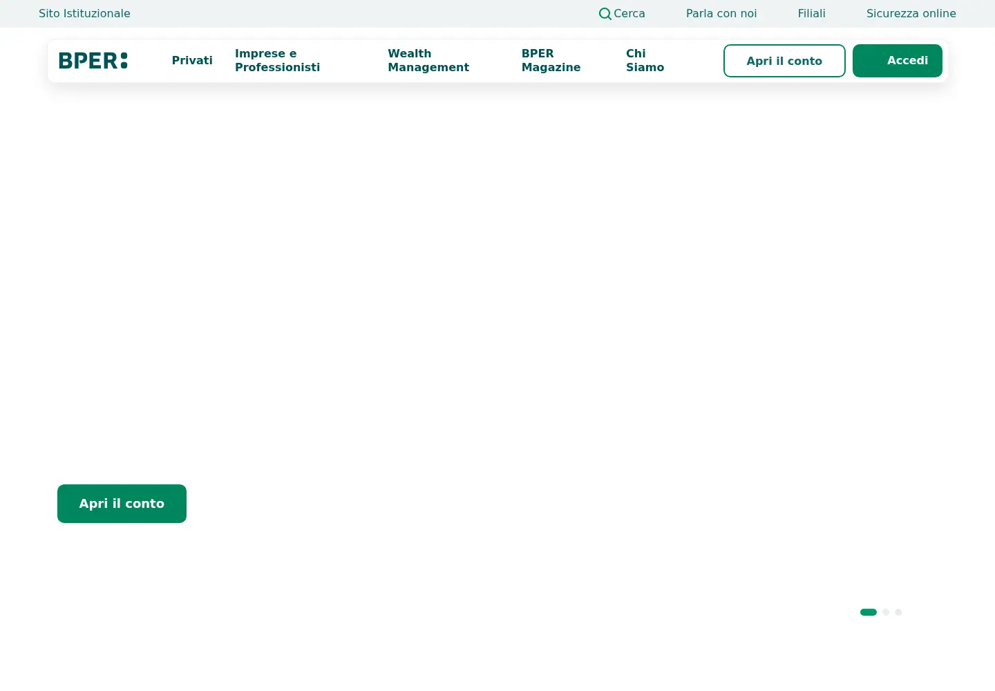 Screenshot of bper.it