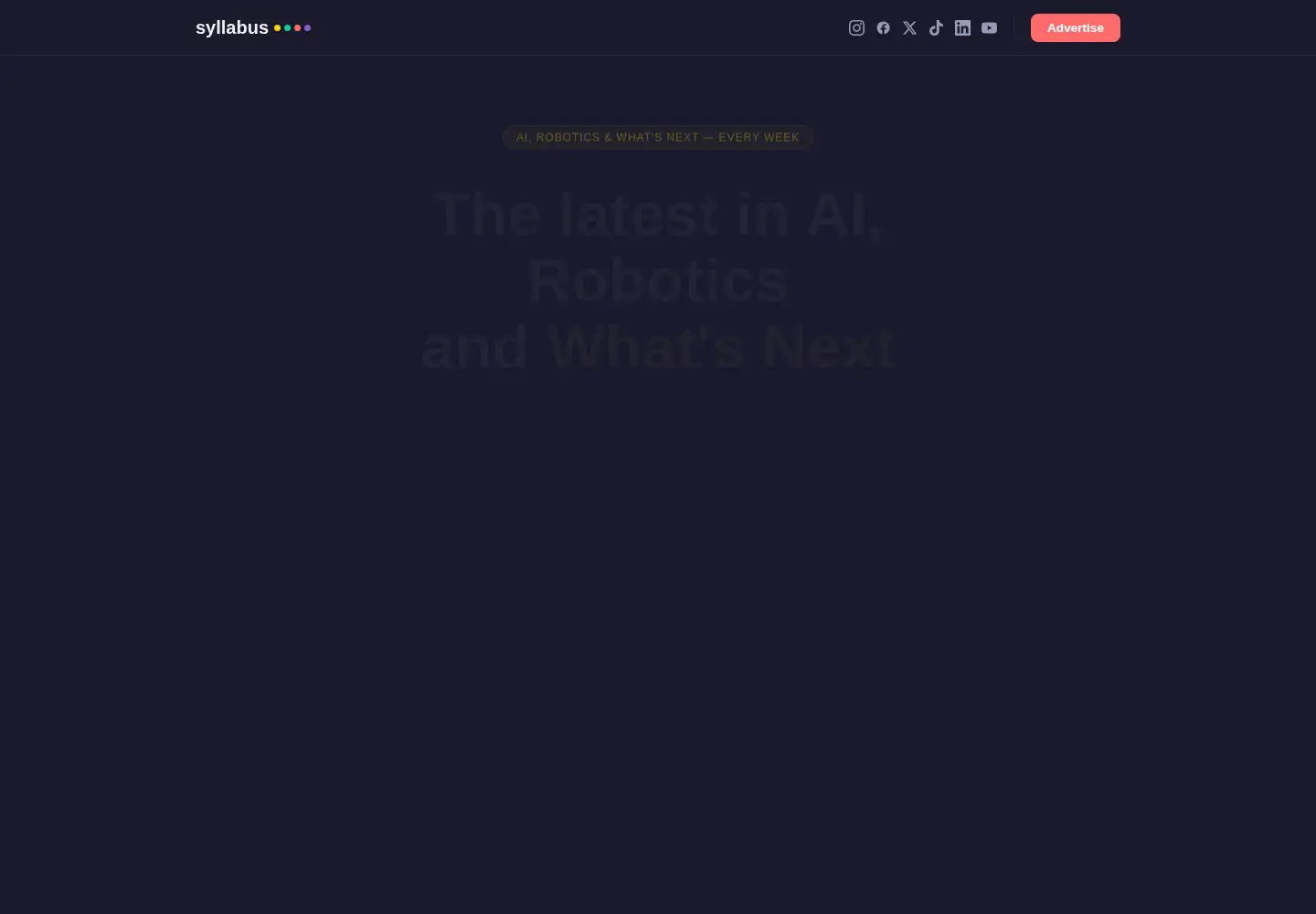 Screenshot of syllabus.com