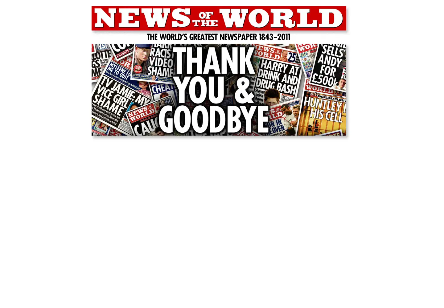 Screenshot of newsoftheworld.co.uk