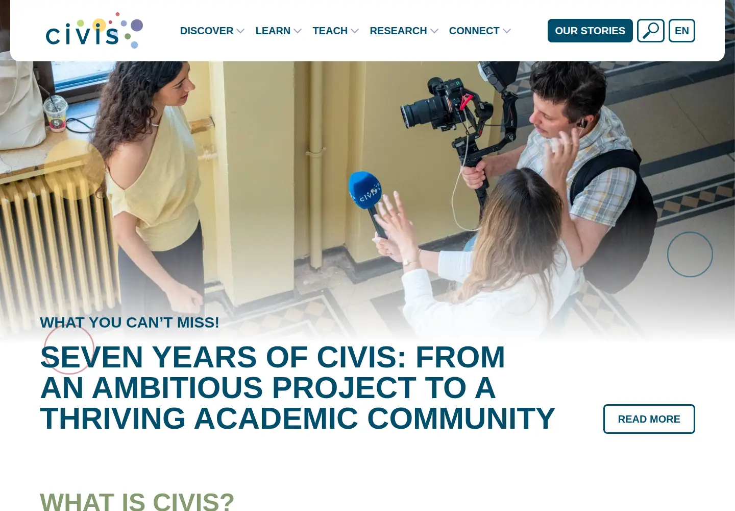 Screenshot of civis.eu