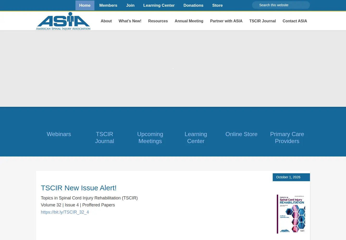 Screenshot of asia-spinalinjury.org