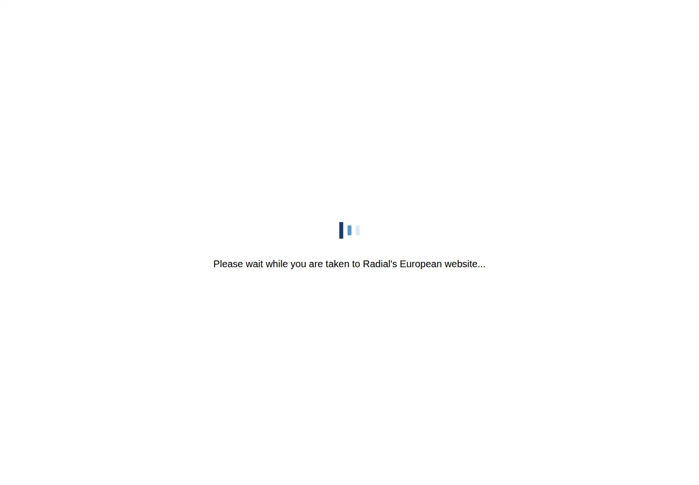 Screenshot of radial.com
