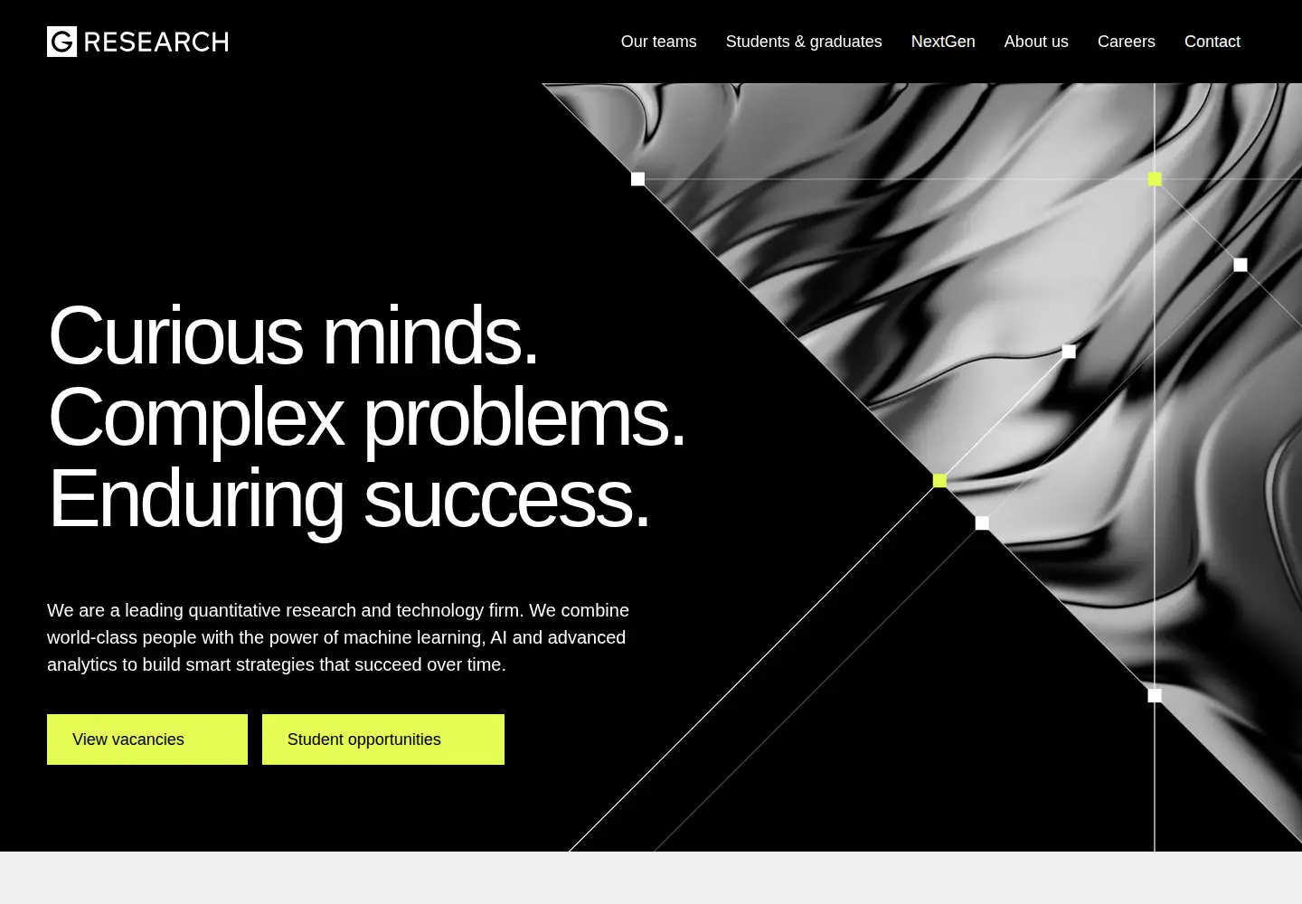 Screenshot of gresearch.com
