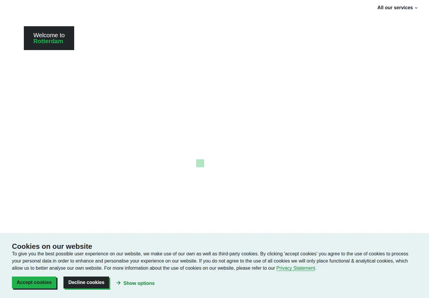 Screenshot of rotterdam.info