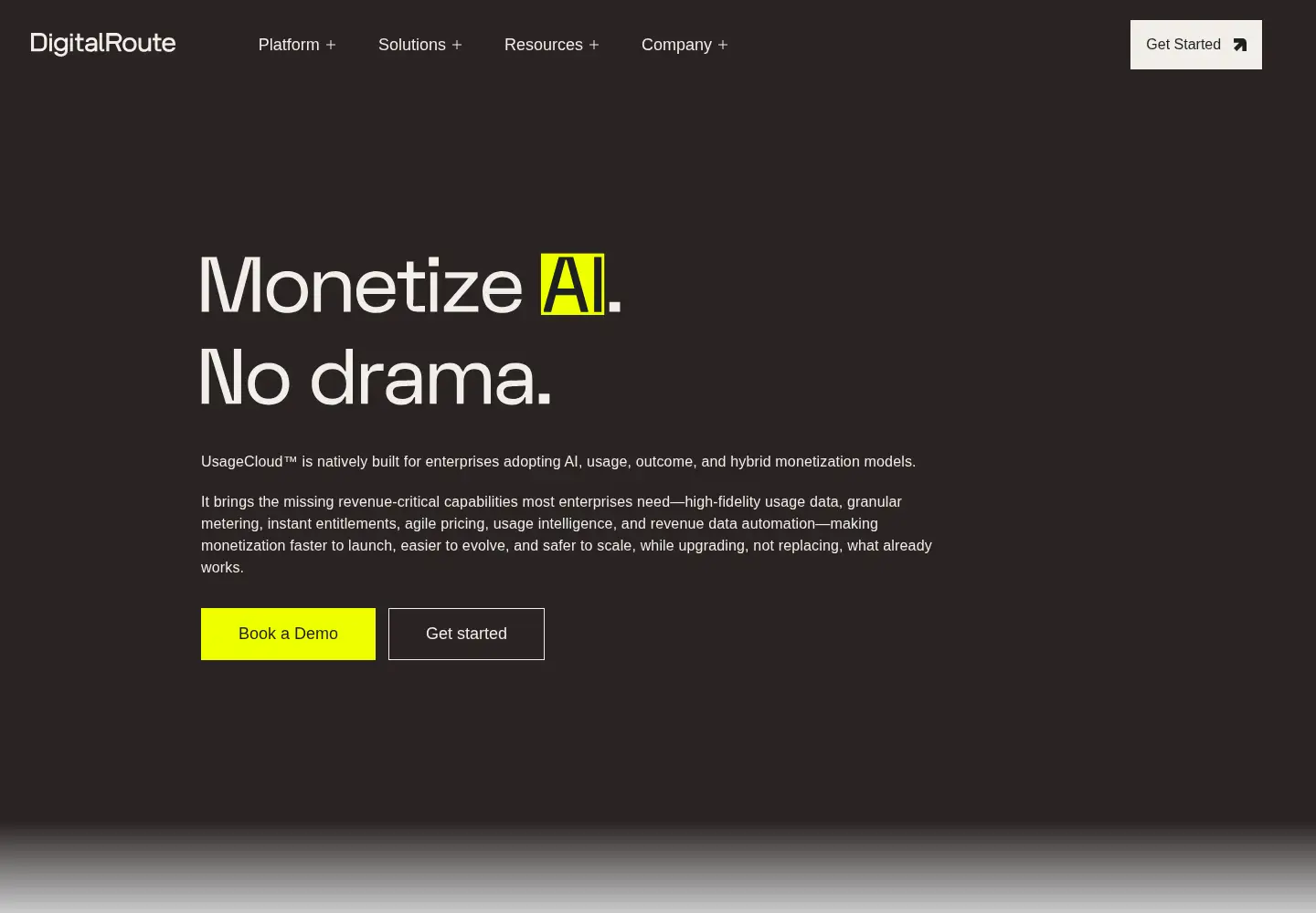 Screenshot of digitalroute.com