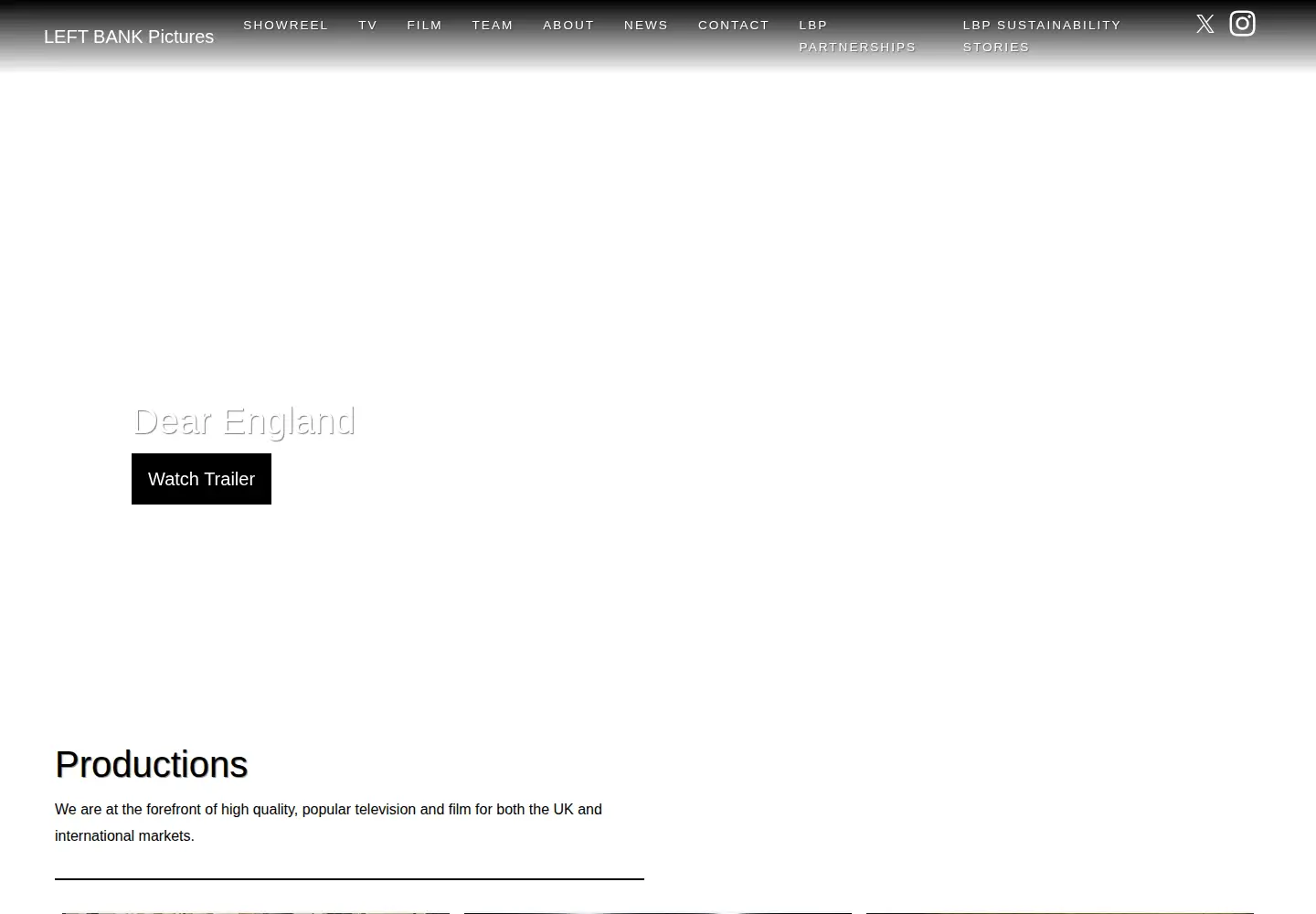 Screenshot of leftbankpictures.co.uk