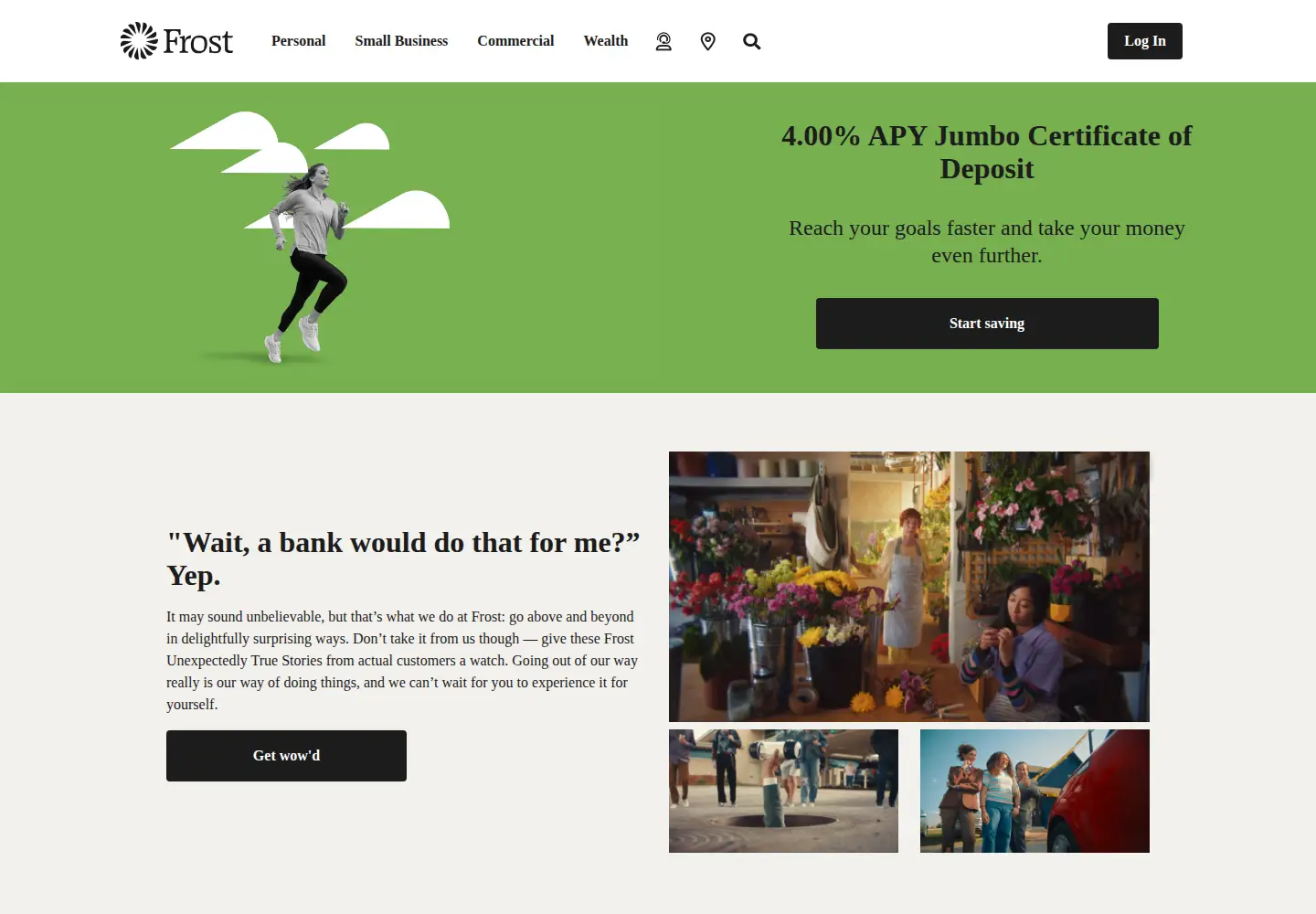 Screenshot of frostbank.com
