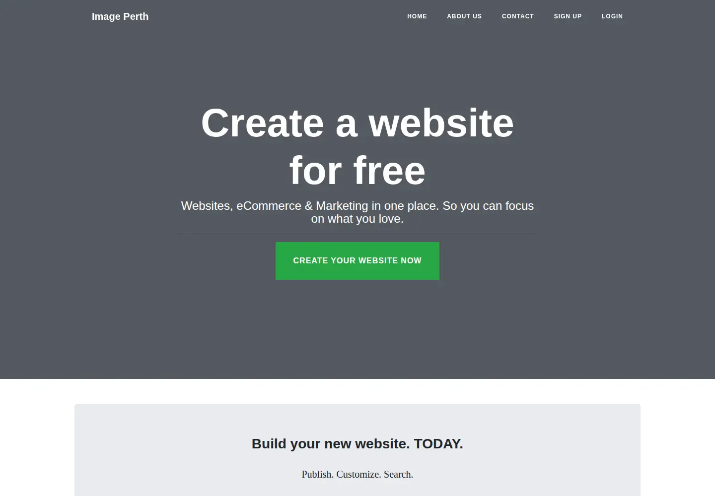 Screenshot of image-perth.org