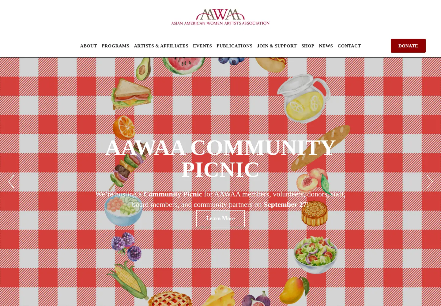 Captured homepage of aawaa.net in the current scan