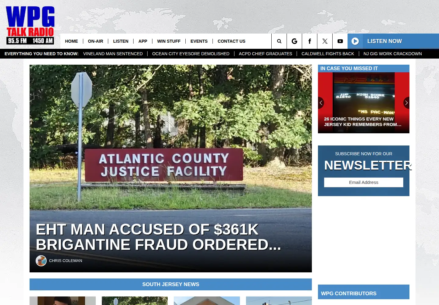 Screenshot of wpgtalkradio.com