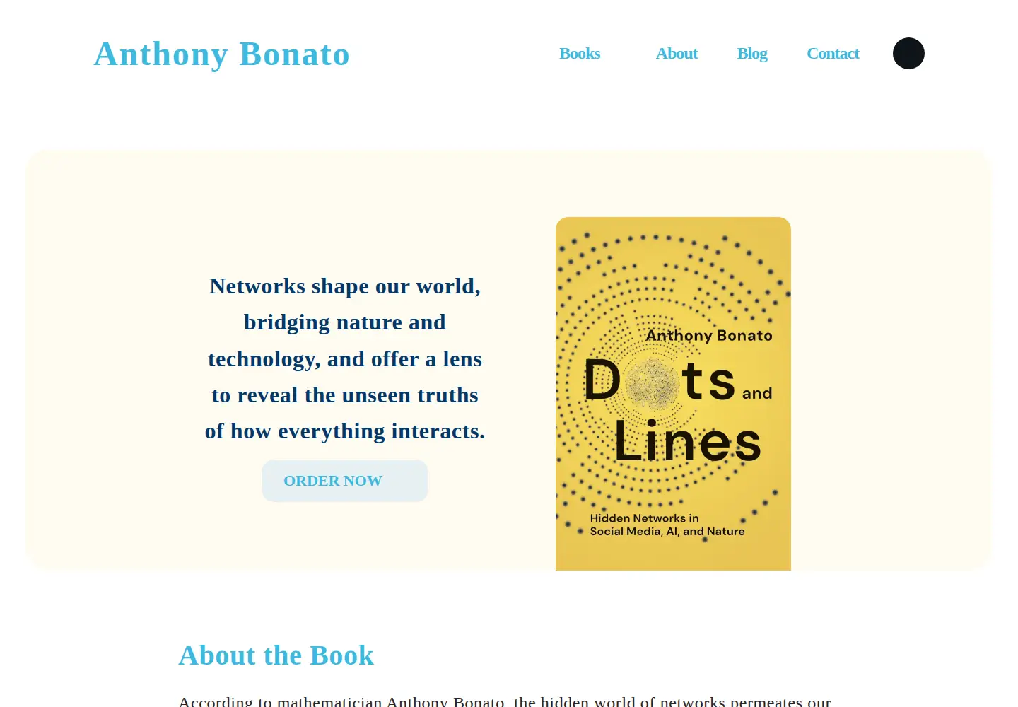 Screenshot of anthonybonato.com