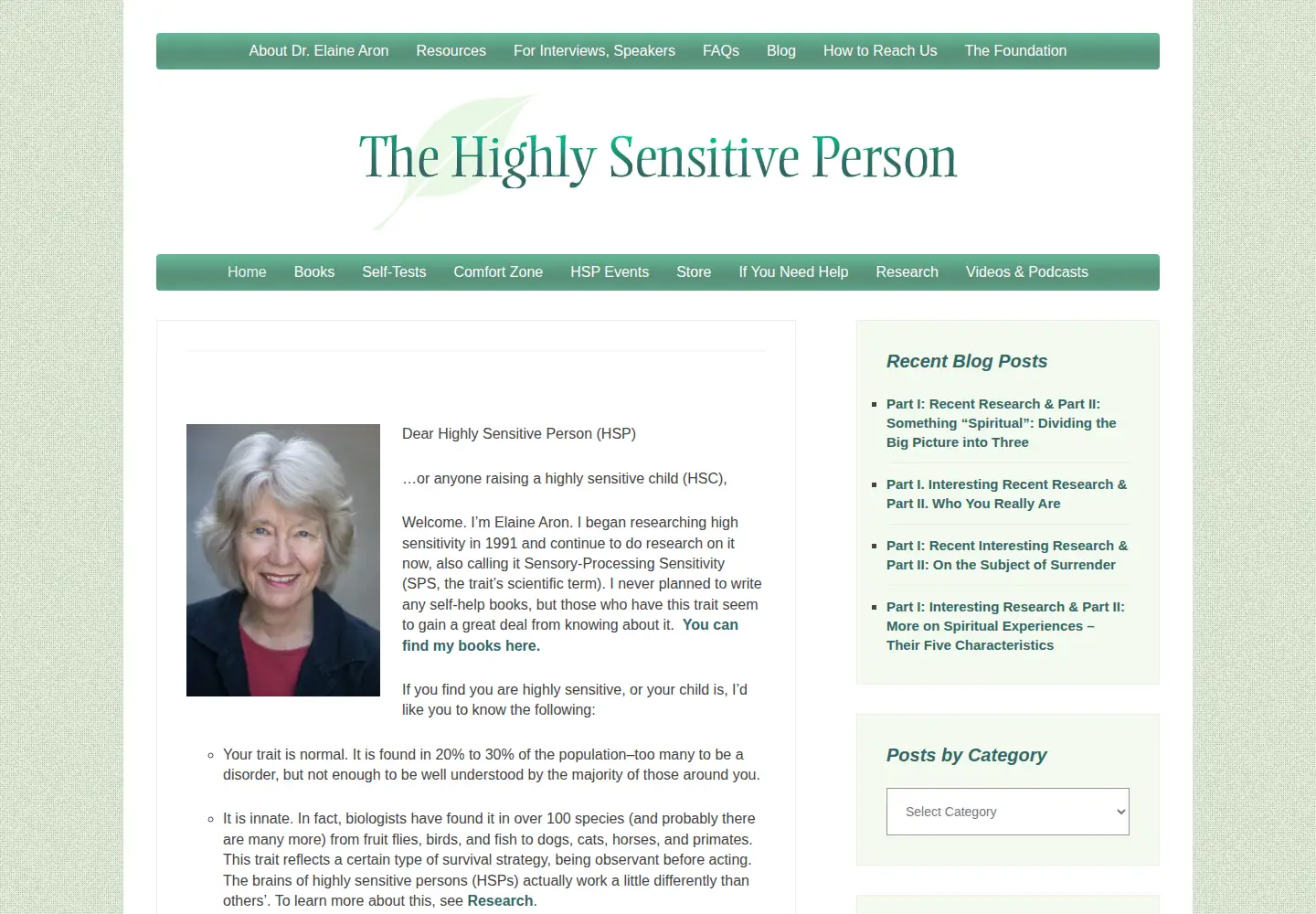Screenshot of hsperson.com