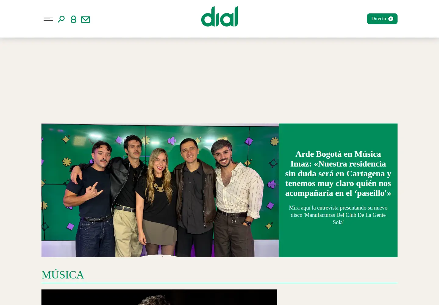 Screenshot of cadenadial.com