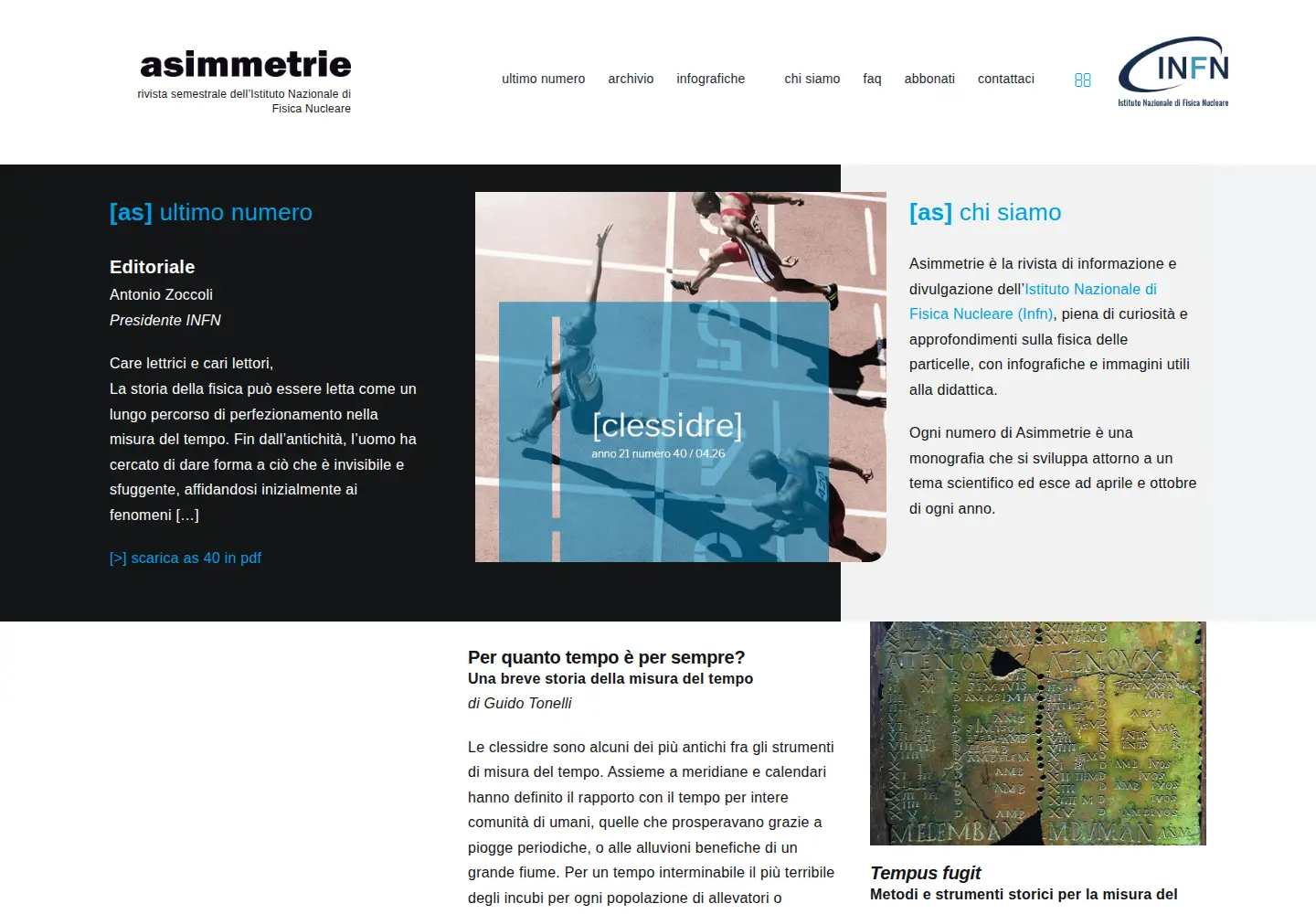Screenshot of asimmetrie.it