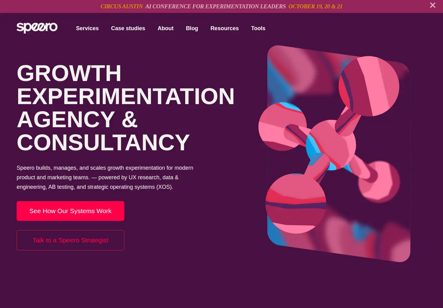 Screenshot of speero.com
