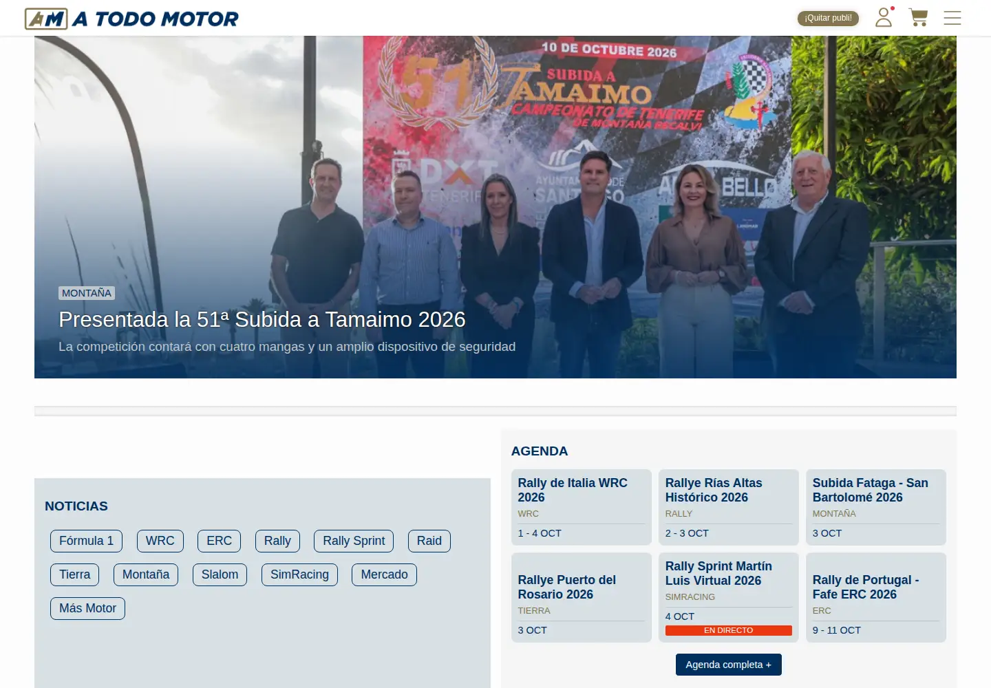 Screenshot of atodomotor.com