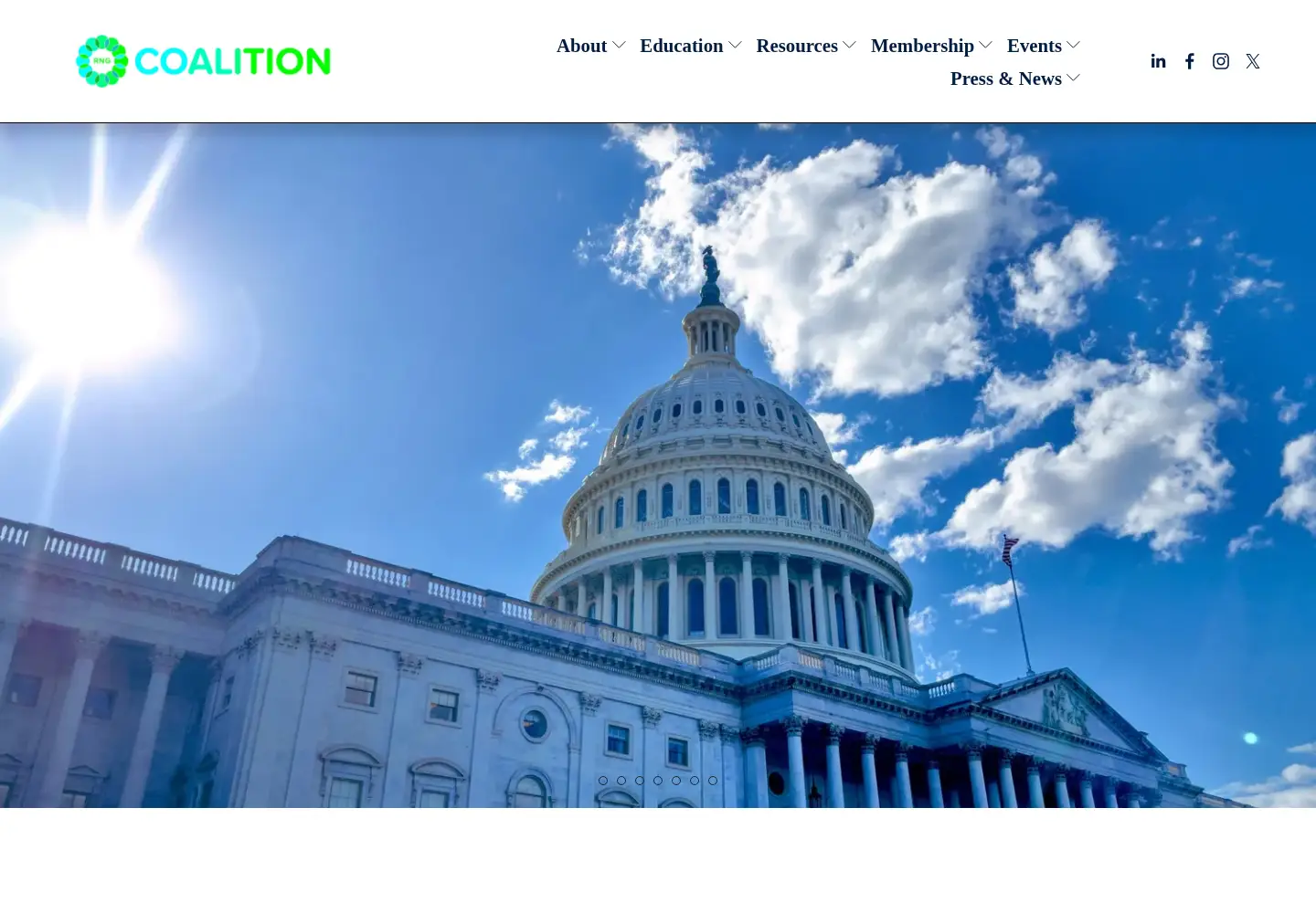 Screenshot of rngcoalition.com