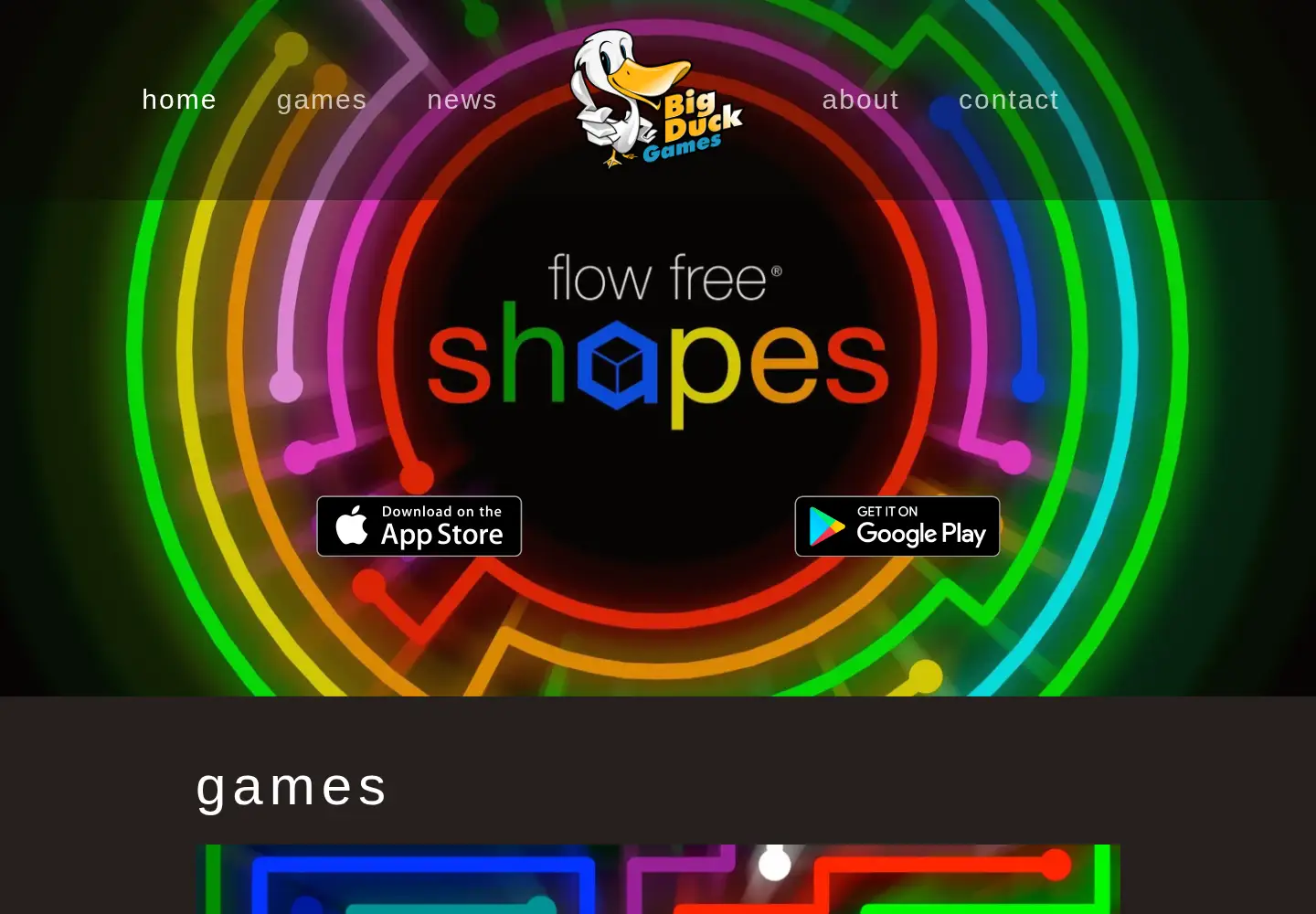 Screenshot of bigduckgames.com