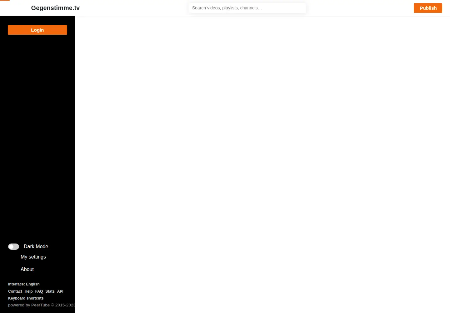 Screenshot of gegenstimme.tv