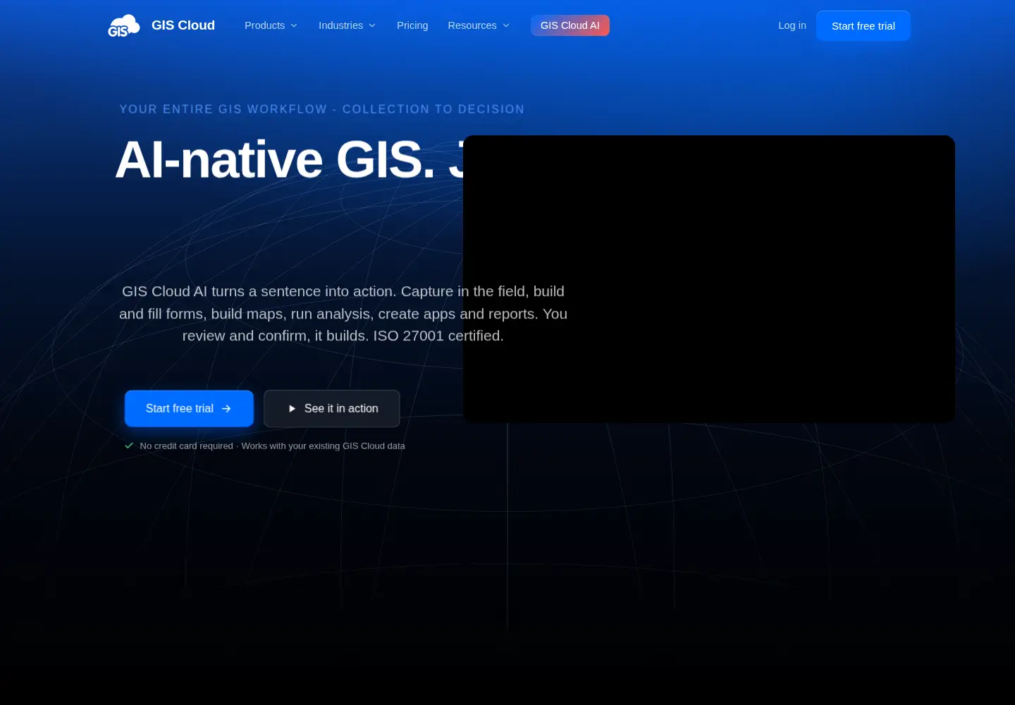 Screenshot of giscloud.com
