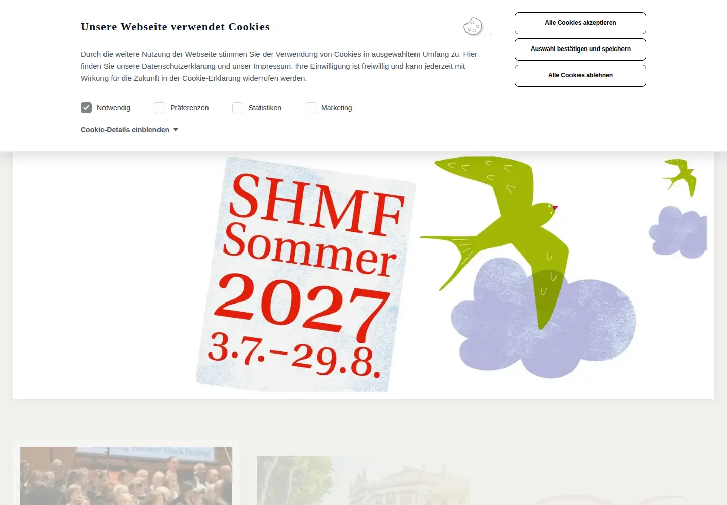 Screenshot of shmf.de