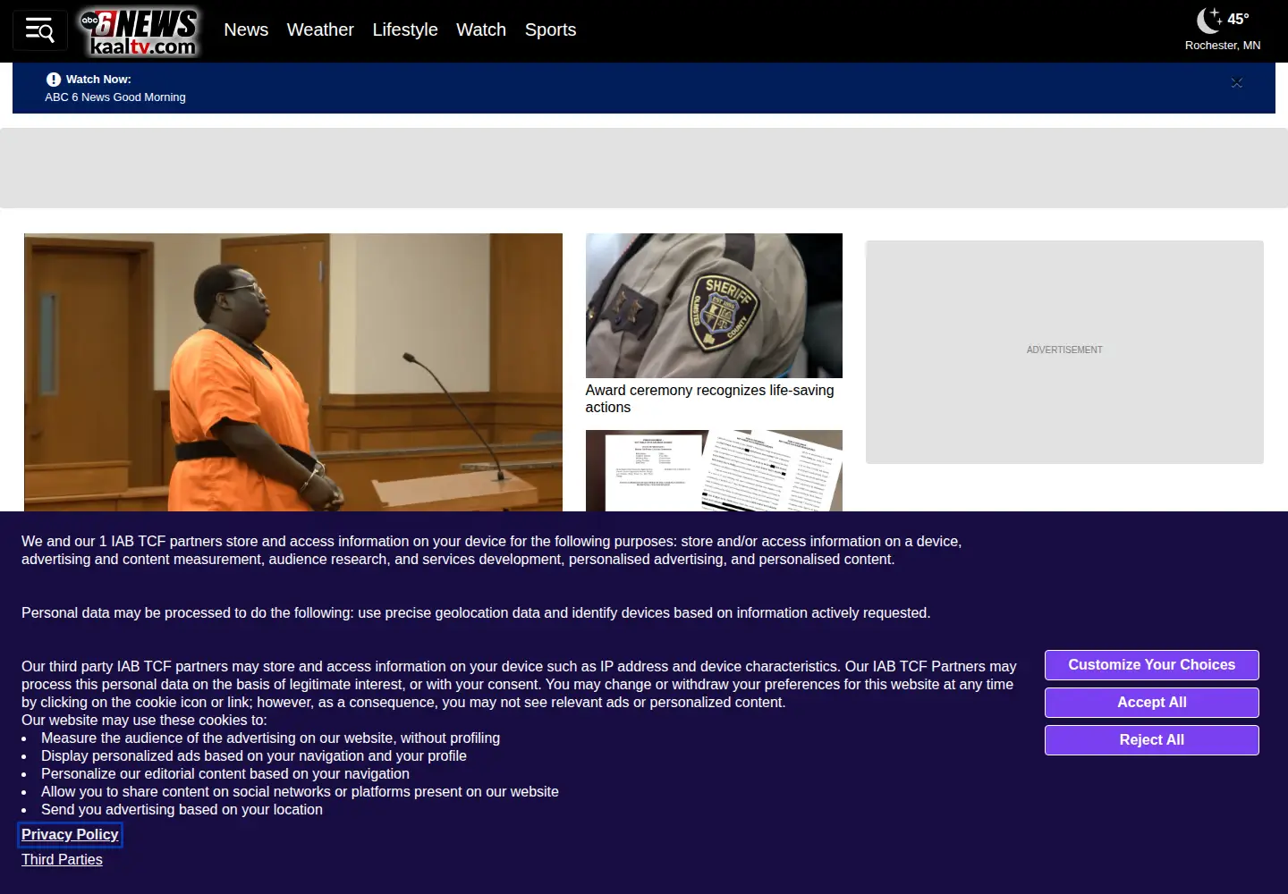 Screenshot of kaaltv.com