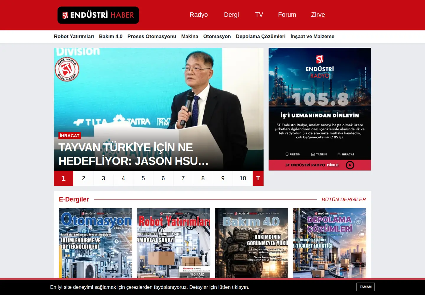 Screenshot of stendustri.com.tr