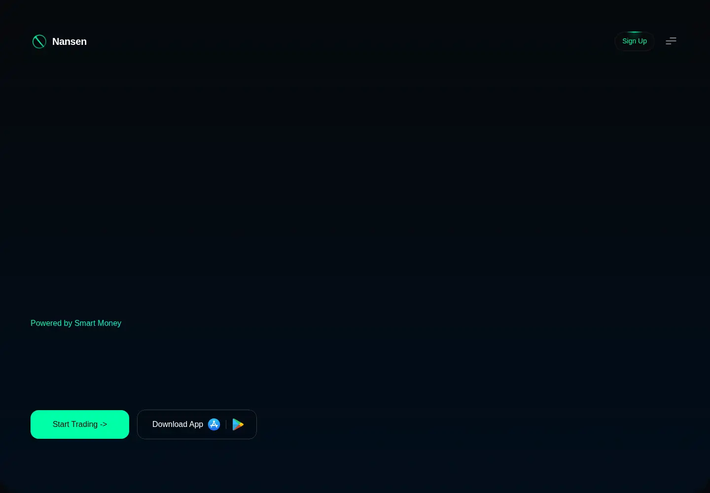 Screenshot of nansen.ai