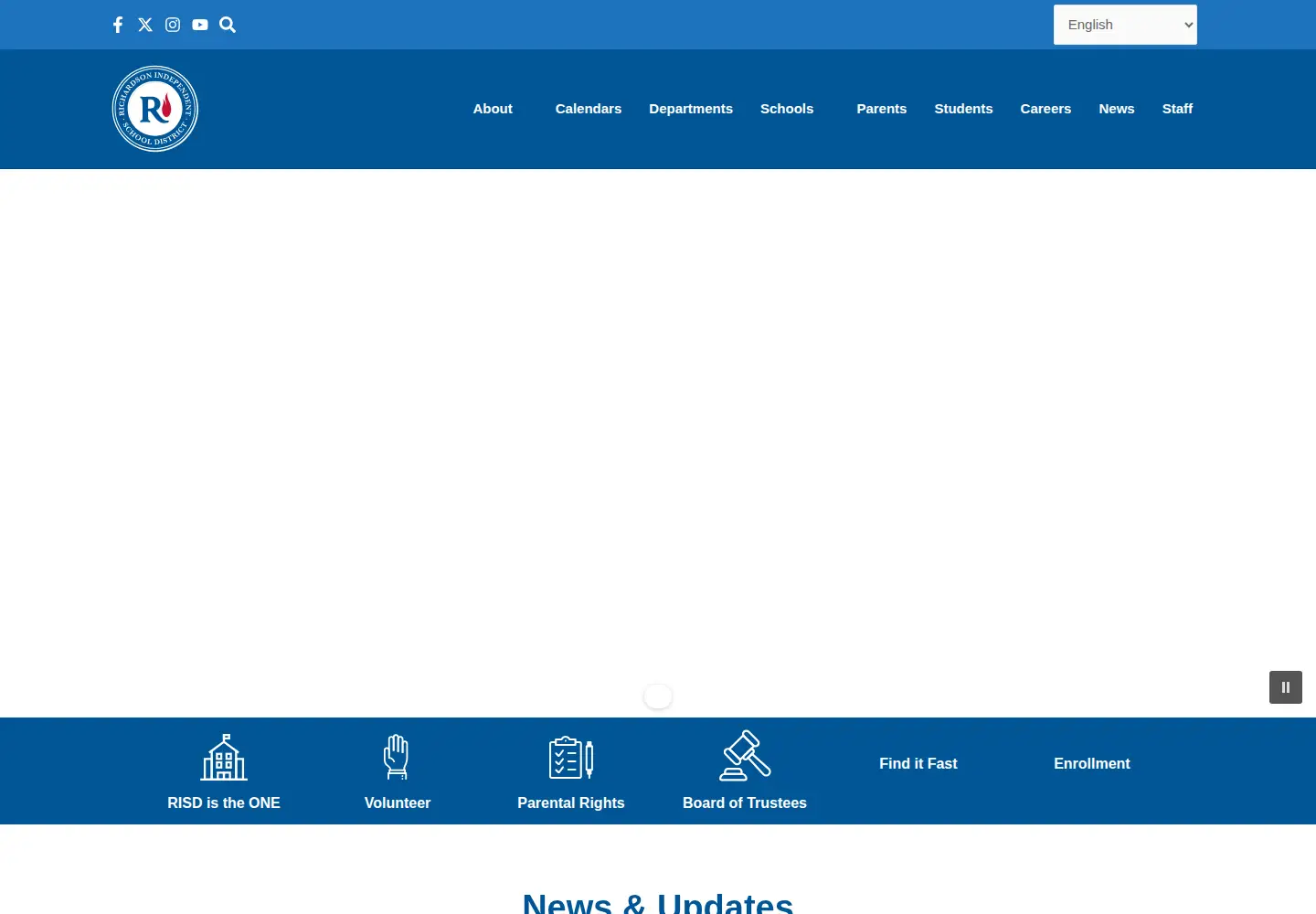 Captured homepage of risd.org in the current scan