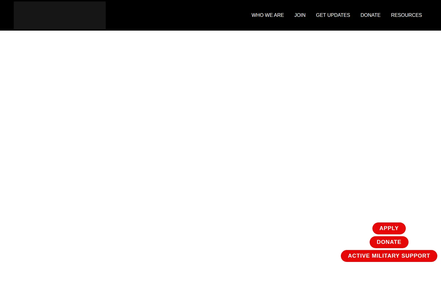 Captured homepage of aboutfaceveterans.org in the current scan