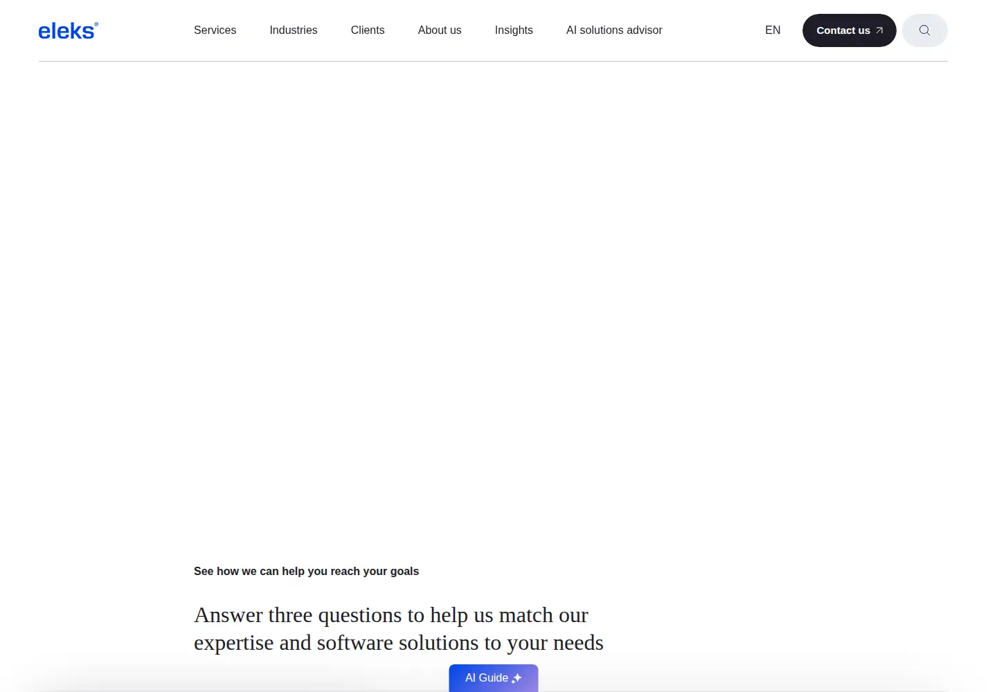 Screenshot of eleks.com