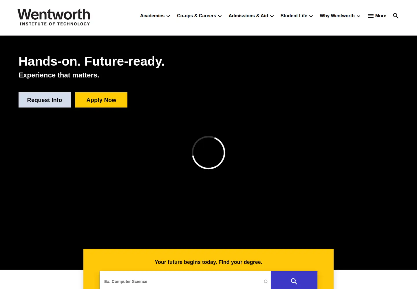Screenshot of wit.edu