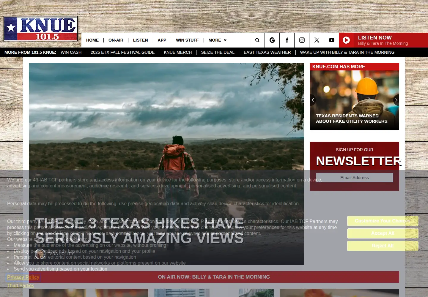 Screenshot of knue.com