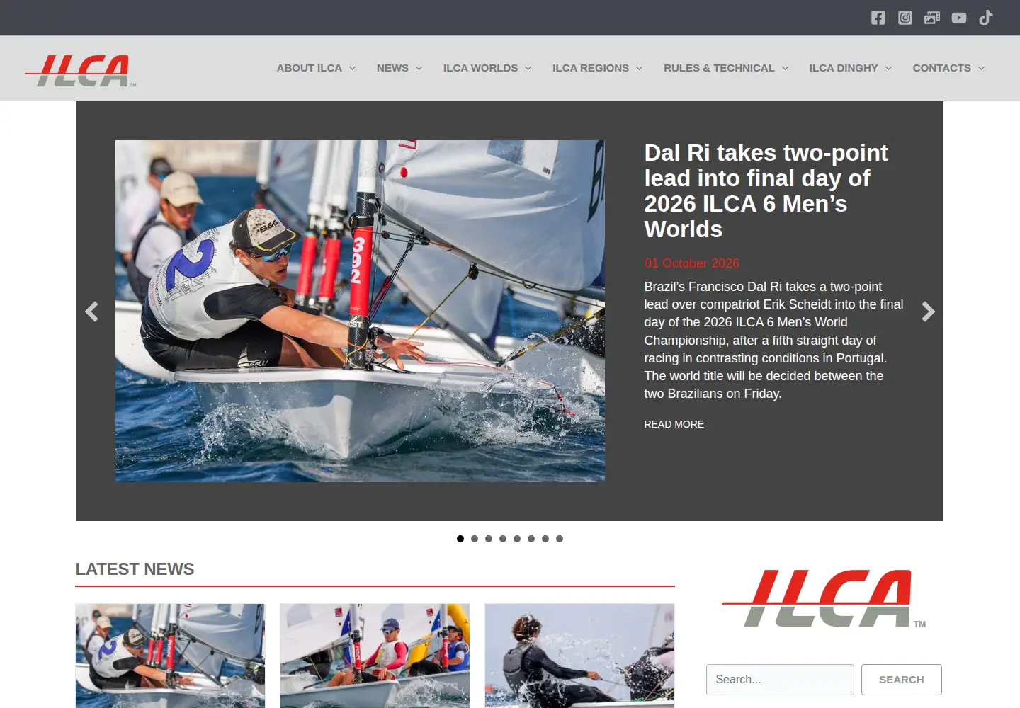 Screenshot of laserinternational.org
