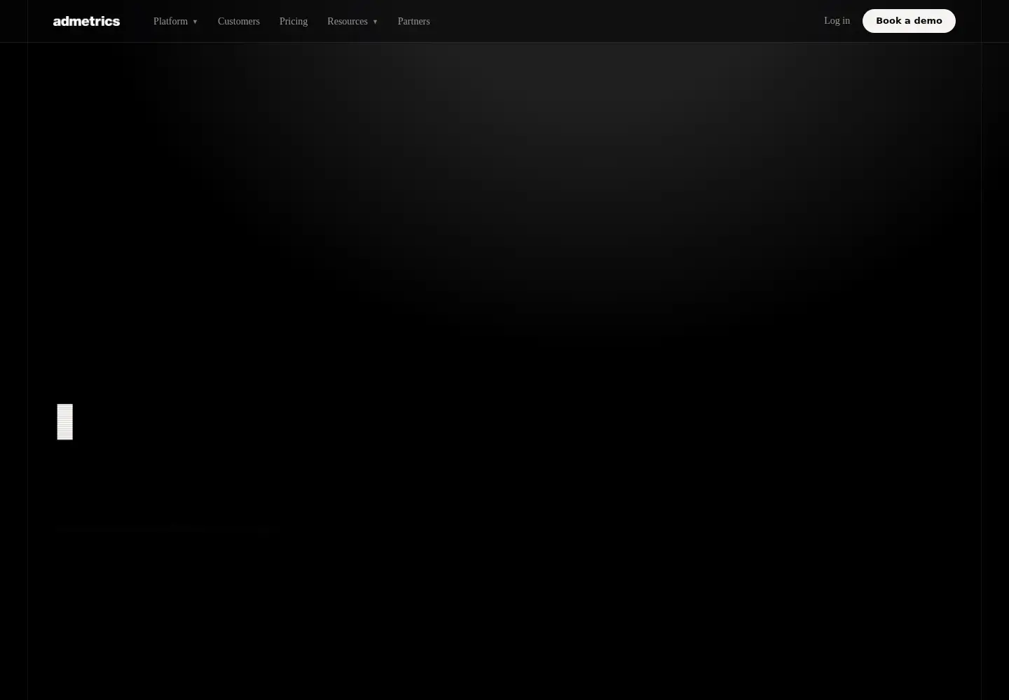 Screenshot of admetrics.io