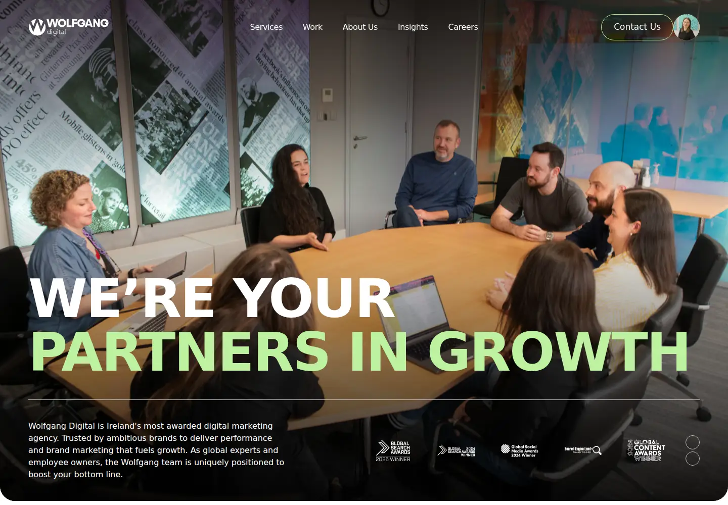 Screenshot of wolfgangdigital.com