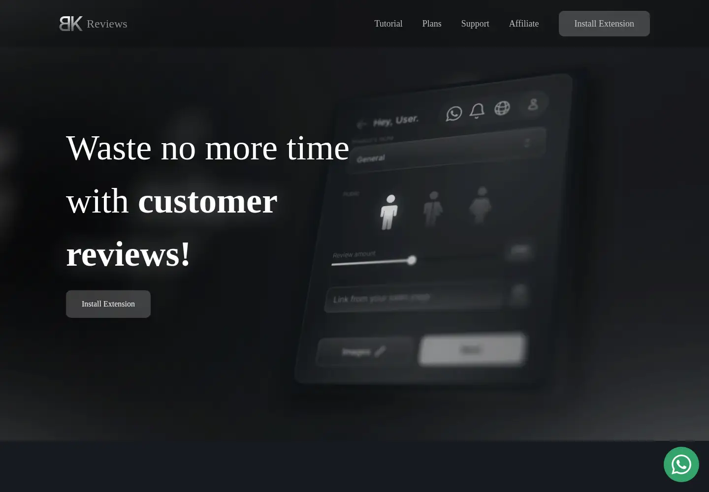 Screenshot of bkreviews.com.br