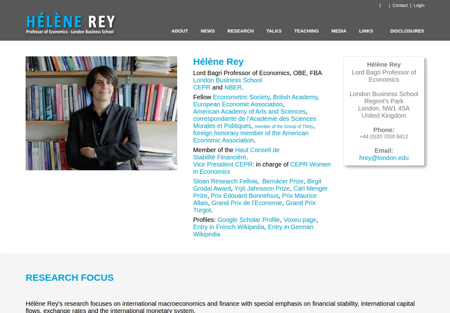 Screenshot of helenerey.eu