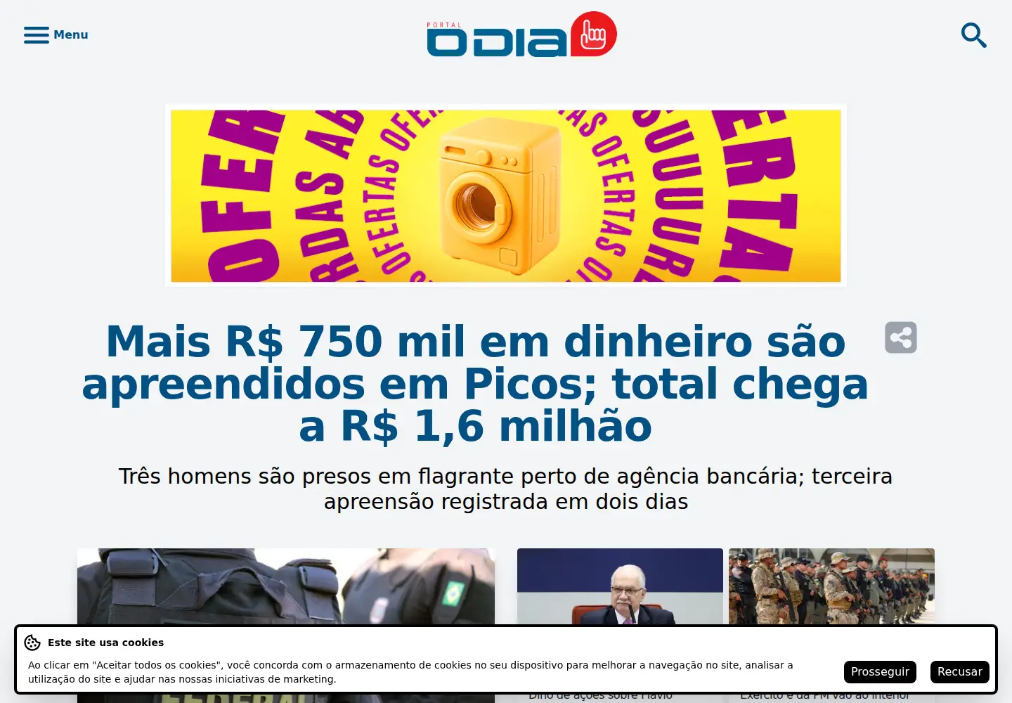 Screenshot of portalodia.com