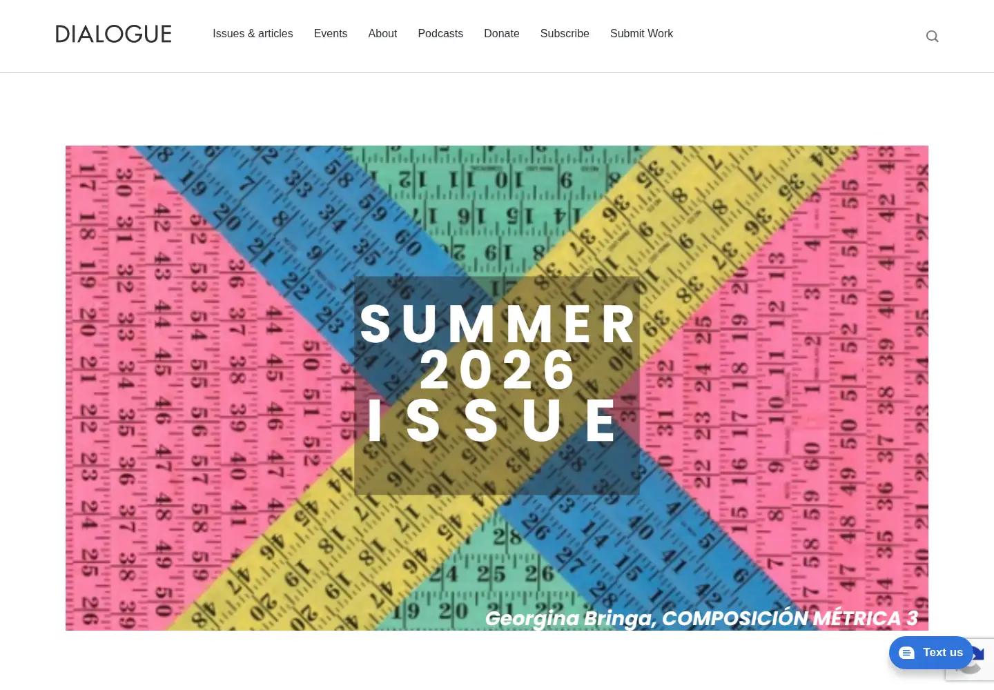 Screenshot of dialoguejournal.com