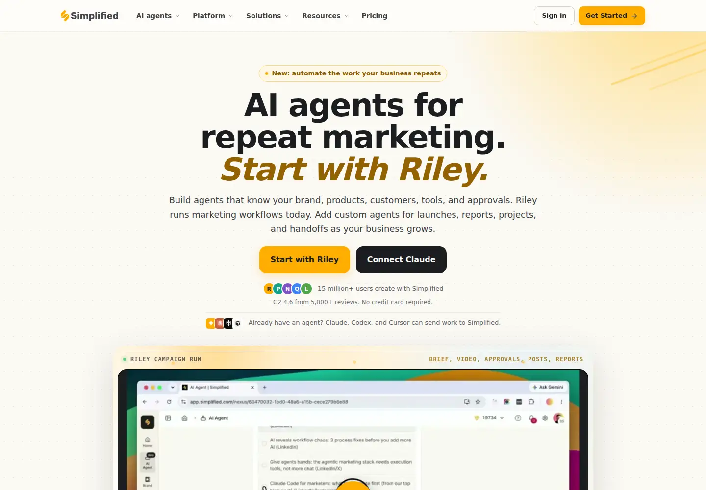 Screenshot of simplified.com