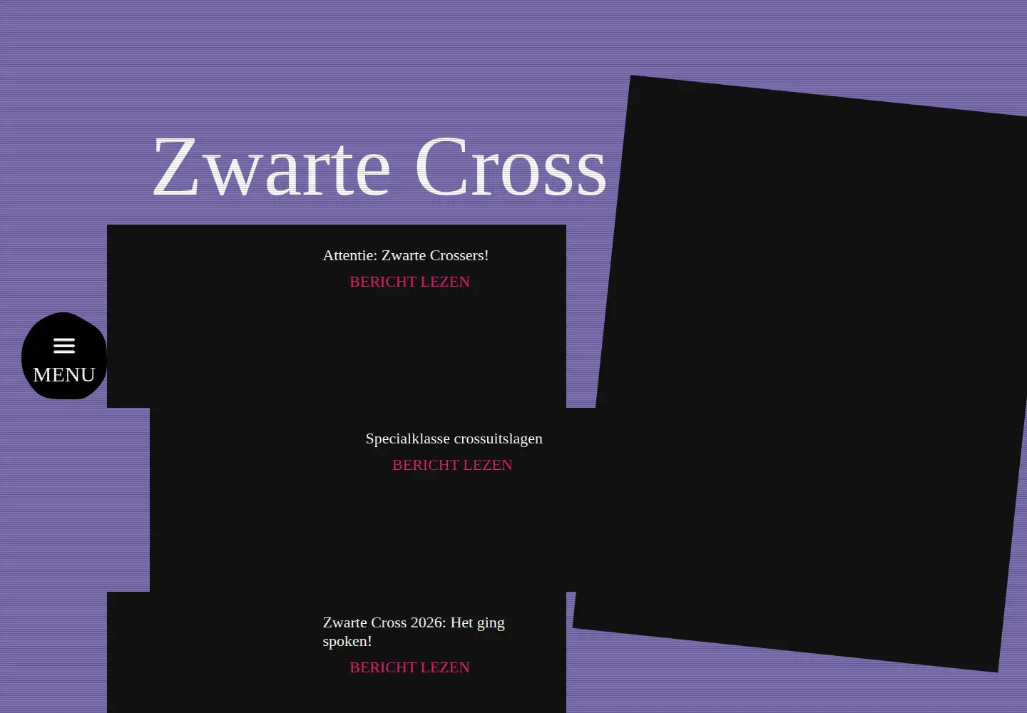 Screenshot of zwartecross.nl
