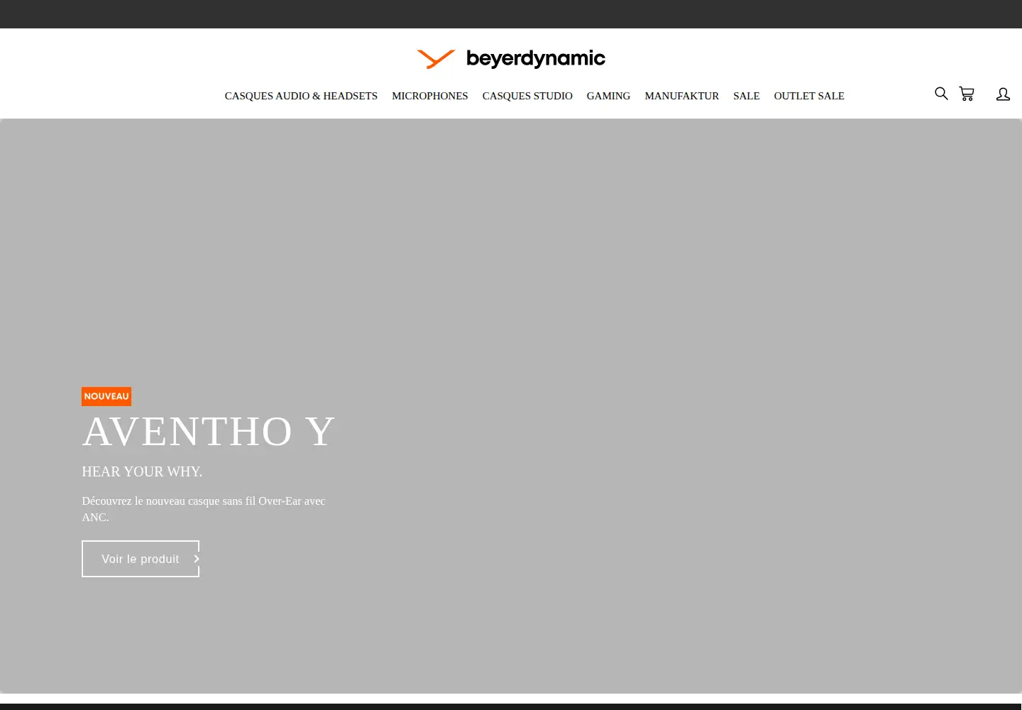 Screenshot of beyerdynamic.com