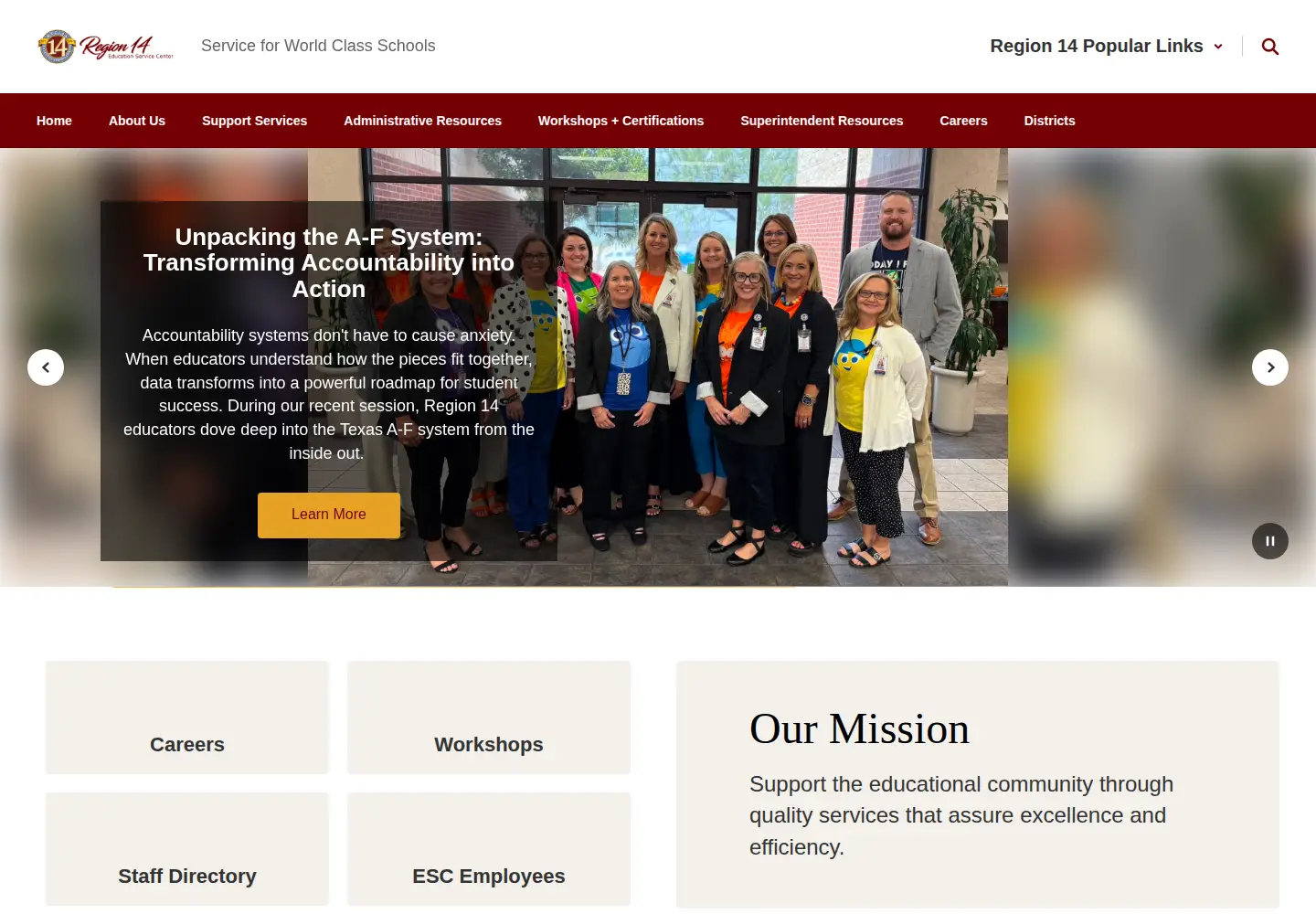 Screenshot of esc14.net