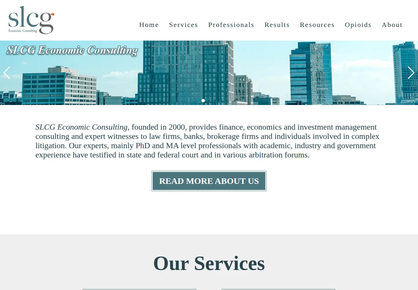 Screenshot of slcg.com