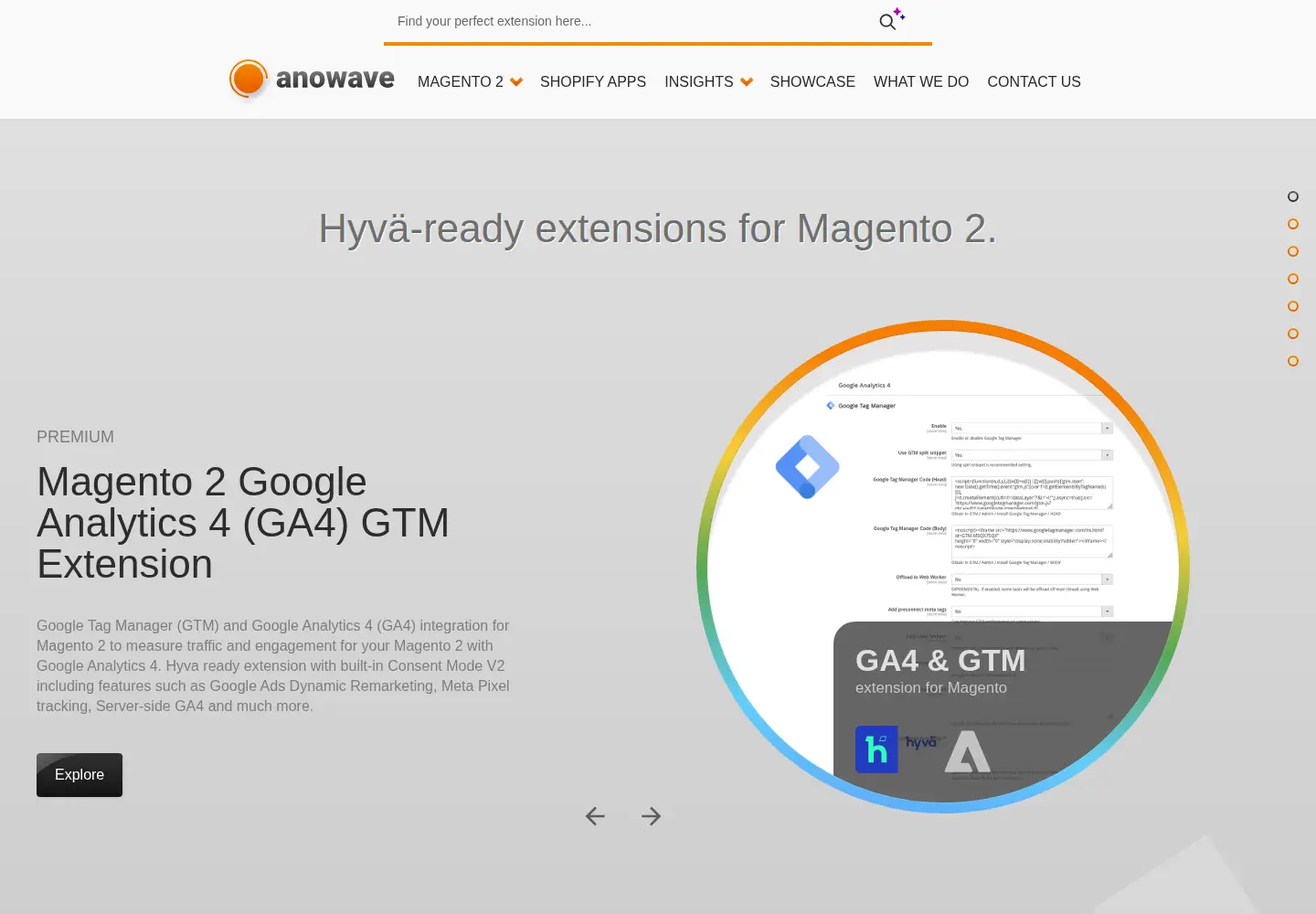 Screenshot of anowave.com