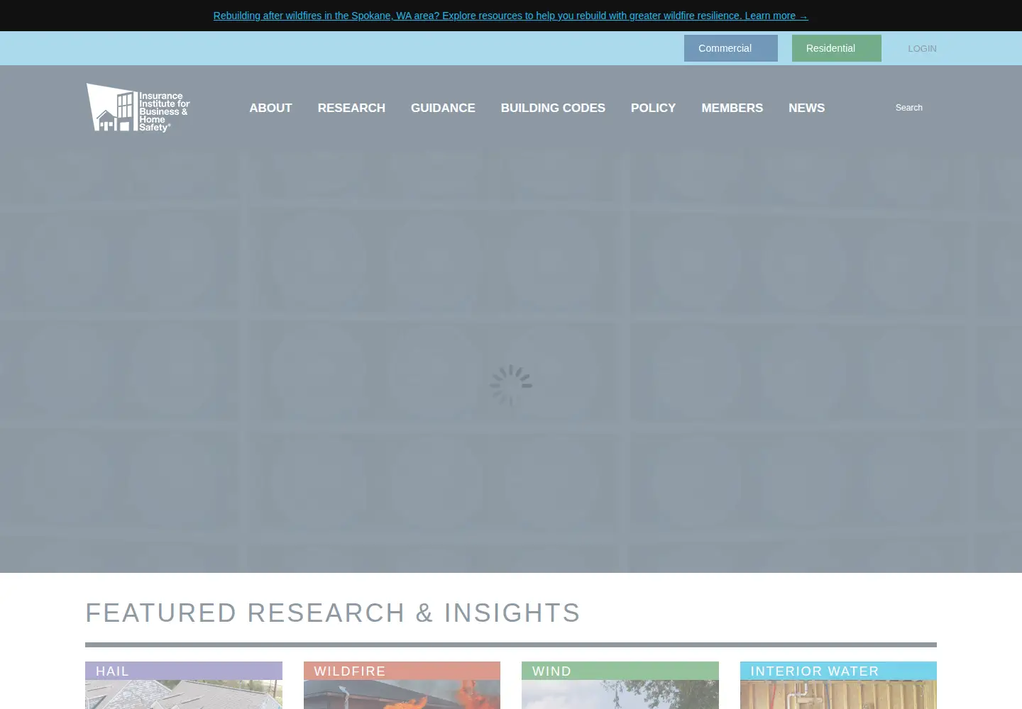 Screenshot of disastersafety.org