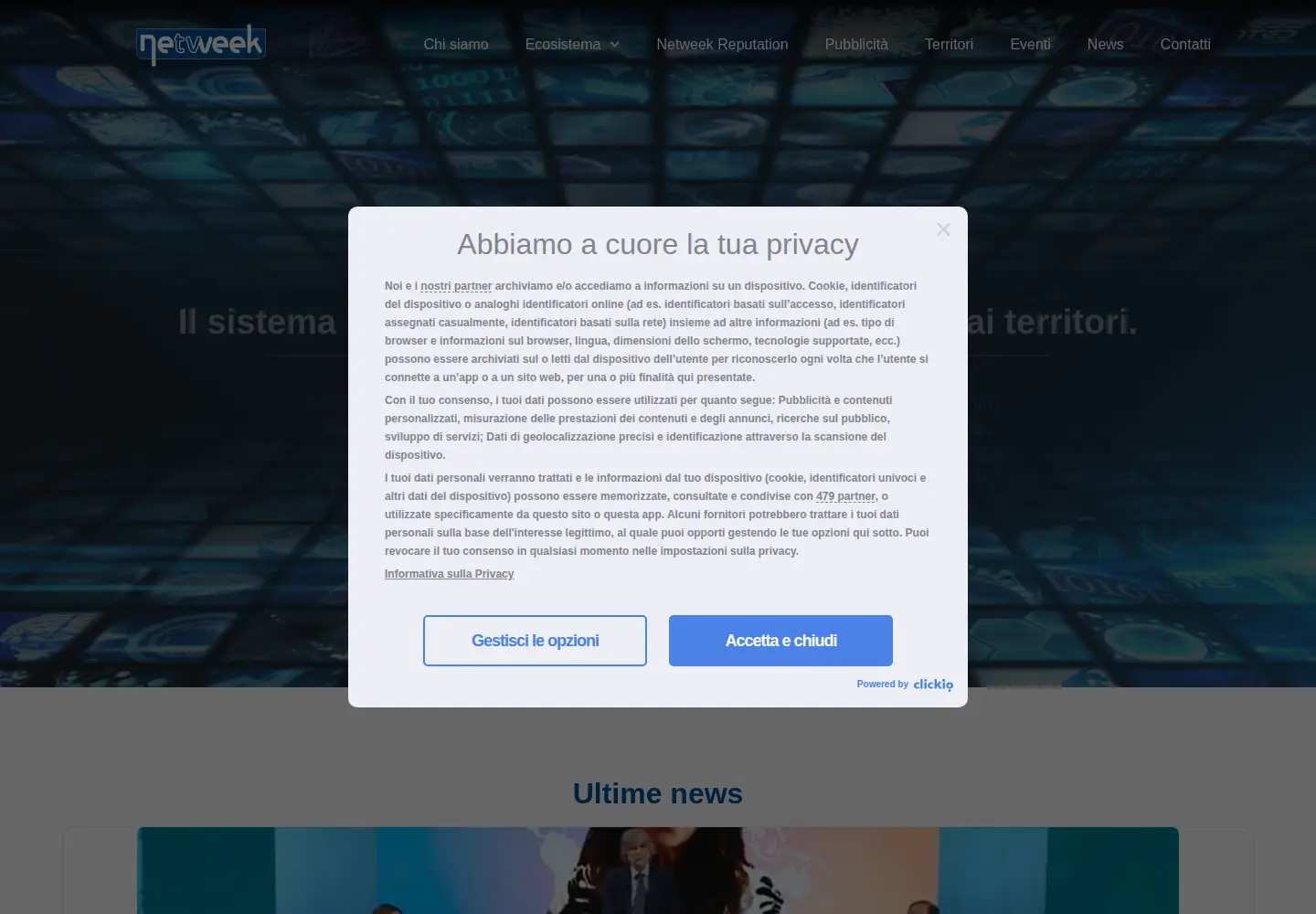 Screenshot of netweek.it