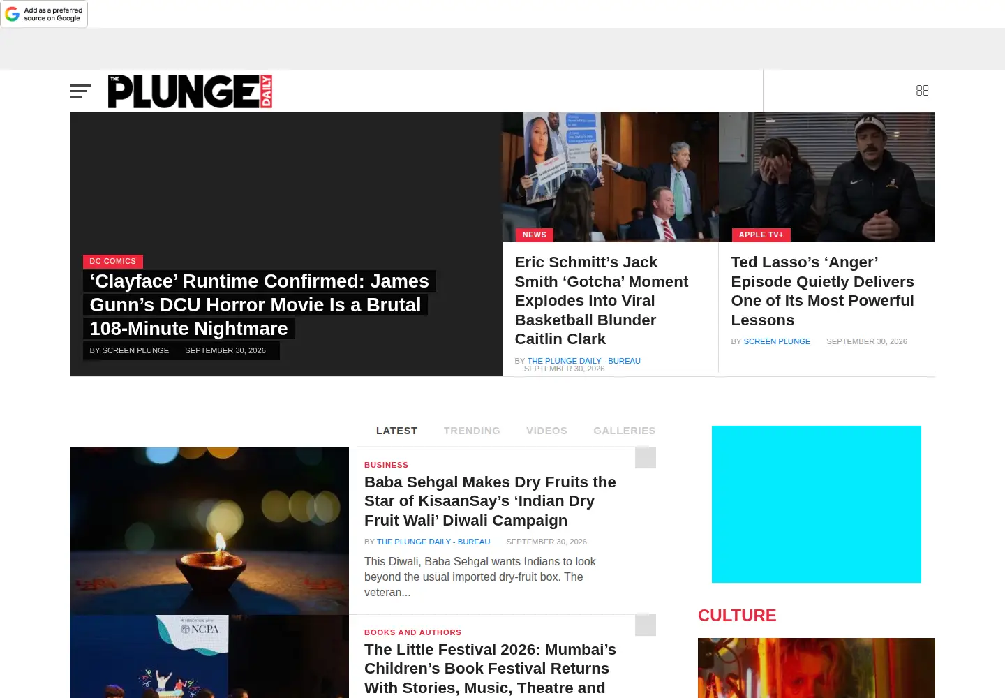 Screenshot of mybigplunge.com
