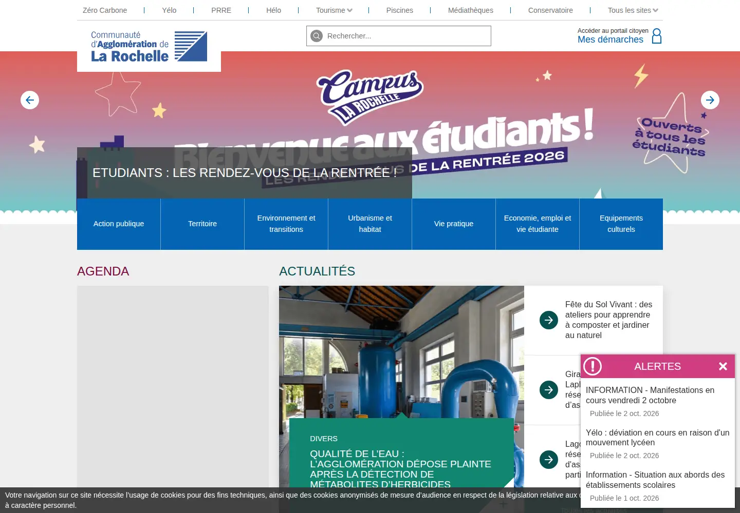 Screenshot of agglo-larochelle.fr